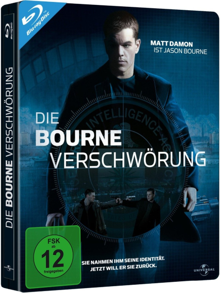 DIE BOURNE VERSCHWÖRUNG (Matt Damon) Blu-ray Disc, Steelbook