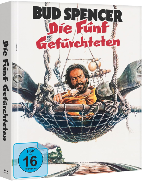 DIE 5 GEFÜRCHTETEN (Peter Graves, Bud Spencer) Blu-ray Disc, Mediabook B