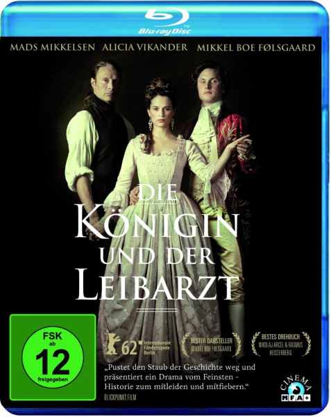 DIE KÖNIGIN UND DER LEIBARZT (Mads Mikkelsen) Blu-ray Disc