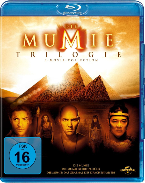 DIE MUMIE TRILOGIE (Rachel Weisz, Brendan Fraser) 3 Blu-ray Discs