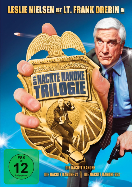 DIE NACKTE KANONE TRILOGIE (Teil 1-3) 3 DVDs