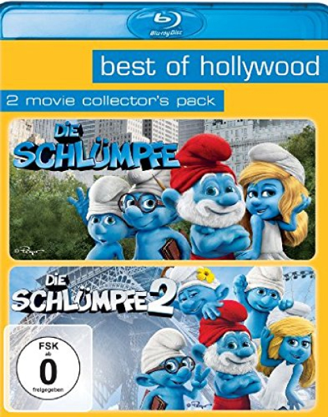 DIE SCHLÜMPFE 1+2 (Neil Patrick Harris, Hank Azaria) 2 Blu-ray Discs