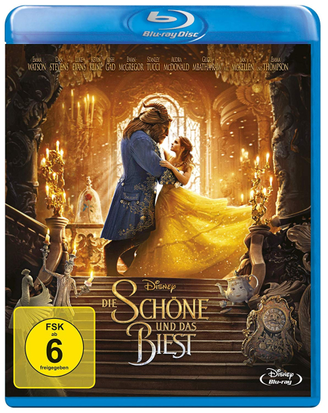 DIE SCHÖNE UND DAS BIEST (Emma Watson, Dan Stevens) Blu-ray Disc