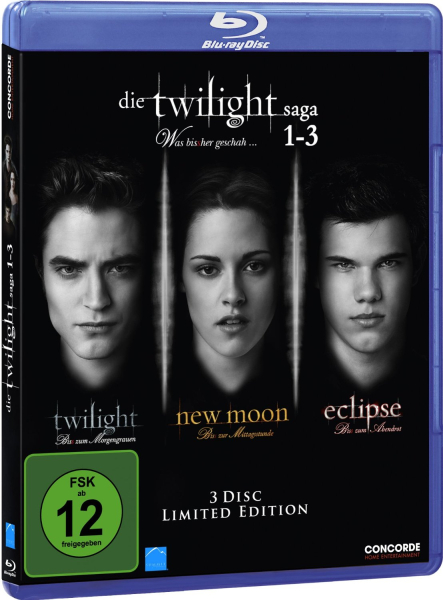 DIE TWILIGHT SAGA 1-3 (3 Blu-ray Discs)