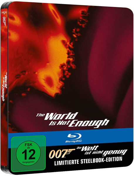 DIE WELT IST NICHT GENUG (Pierce Brosnan) Blu-ray Disc, Steelbook