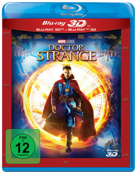 DOCTOR STRANGE (Benedict Cumberbatch) Blu-ray 3D + Blu-ray Disc