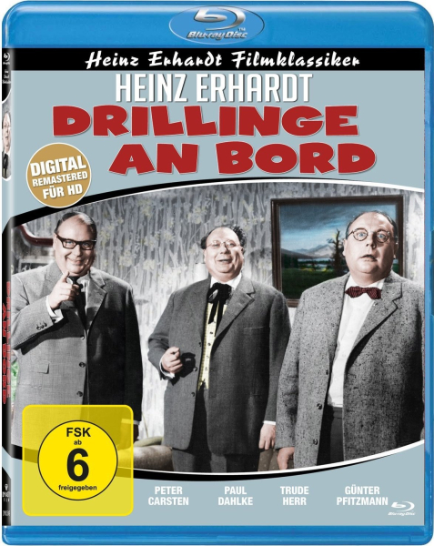 DRILLINGE AN BORD (Heinz Erhardt, Peter Carsten) Blu-ray Disc