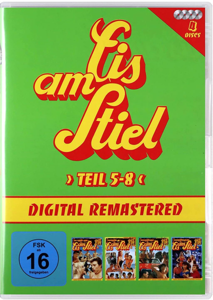 EIS AM STIEL, Teil 5-8 (Zachy Noy, Jesse Katzur, Jonathan Segal) 4 DVDs