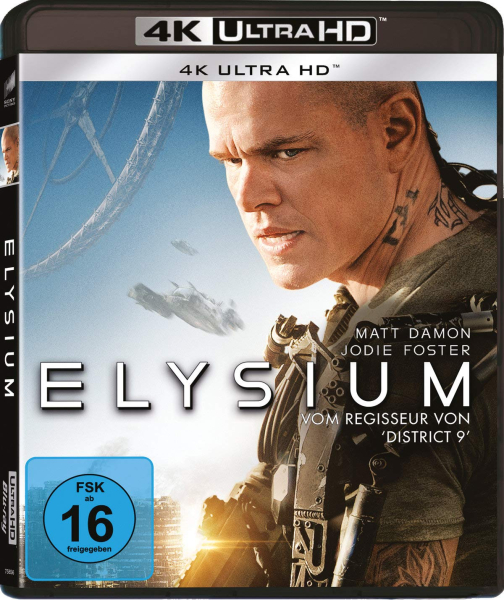 ELYSIUM (Matt Damon, Jodie Foster) 4K Ultra HD