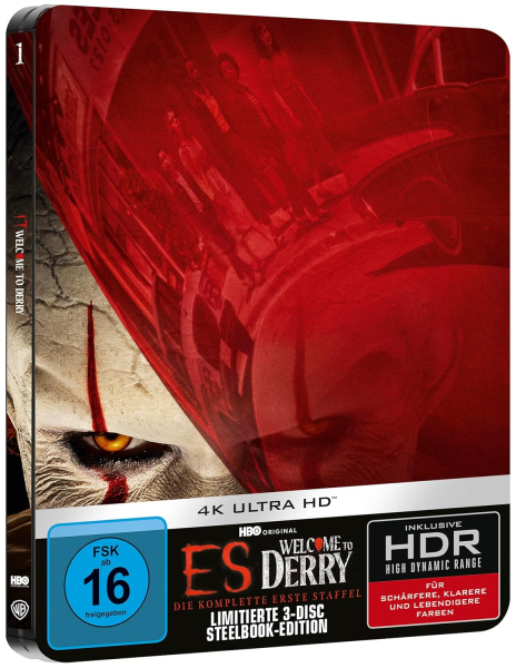ES:WELCOME TO DERRY, Staffel 1 (3x 4K Ultra HD) Steelbook