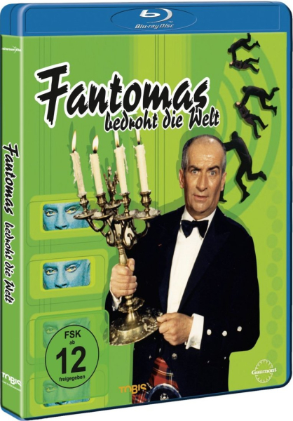 FANTOMAS BEDROHT DIE WELT (Louis de Funes, Jean Marais) Blu-ray Disc