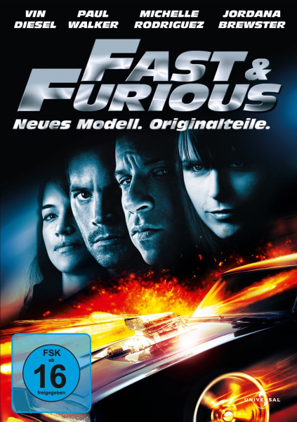 FAST & FURIOUS, NEUES MODELL. ORIGINALTEILE (Vin Diesel) DVD