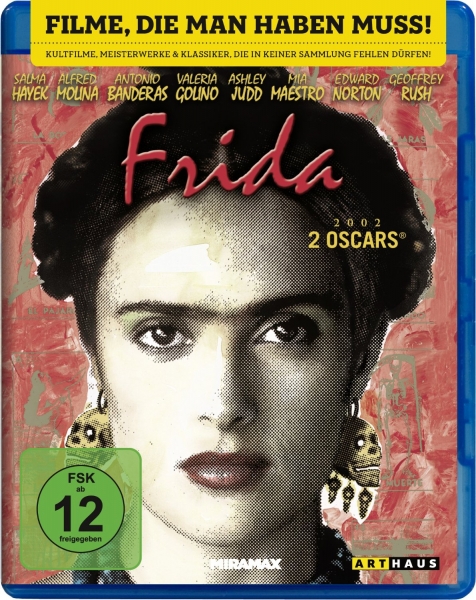 FRIDA (Salma Hayek, Alfred Molina, Antonio Banderas) Blu-ray Disc