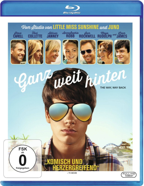 GANZ WEIT HINTEN (Liam James, Steve Carell, Toni Collette) Blu-ray Disc