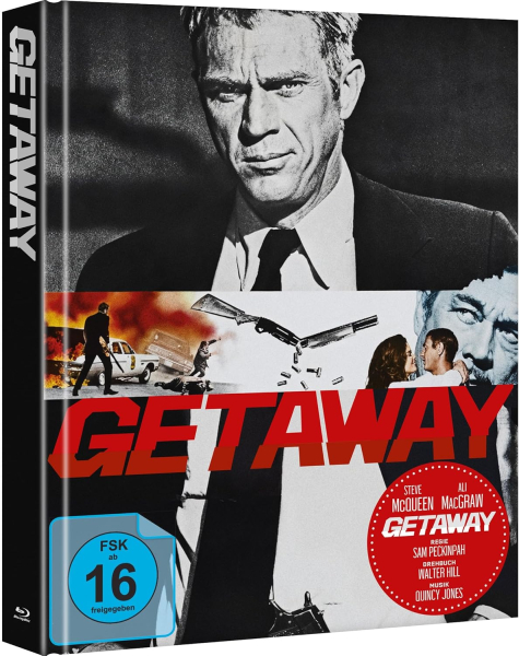 GETAWAY (Steve McQueen) Blu-ray Disc + Bonus-Disc, Mediabook A