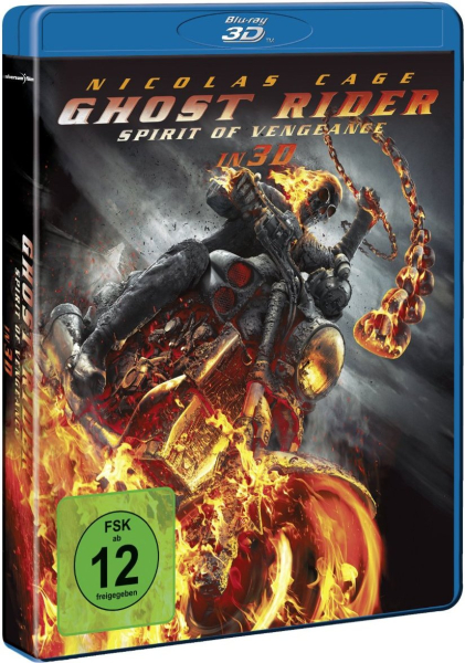 GHOST RIDER: SPIRIT OF VENGEANCE (Nicolas Cage) Blu-ray 3D