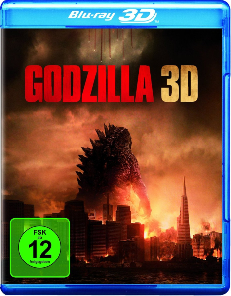 GODZILLA (Aaron Taylor-Johnson, Bryan Cranston) Blu-ray 3D + Blu-ray Disc