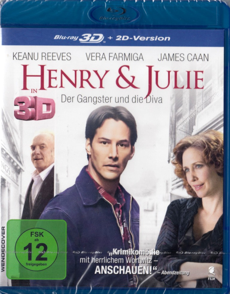 HENRY & JULIE, Der Gangster und die Diva (Keanu Reeves) Blu-ray 3D
