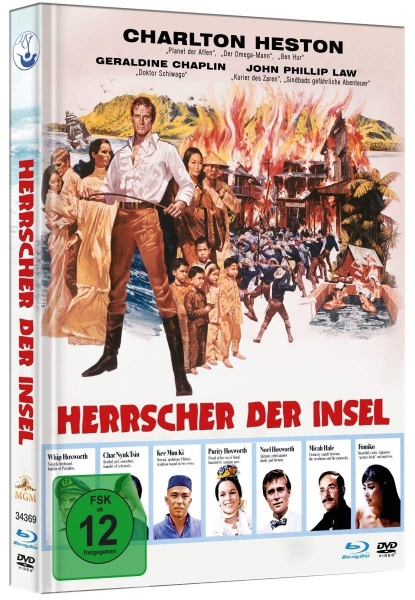 HERRSCHER DER INSEL (Charlton Heston) Blu-ray Disc + DVD, Mediabook