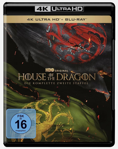 HOUSE OF THE DRAGON, Staffel 2 (4K UHD + Blu-ray Disc)