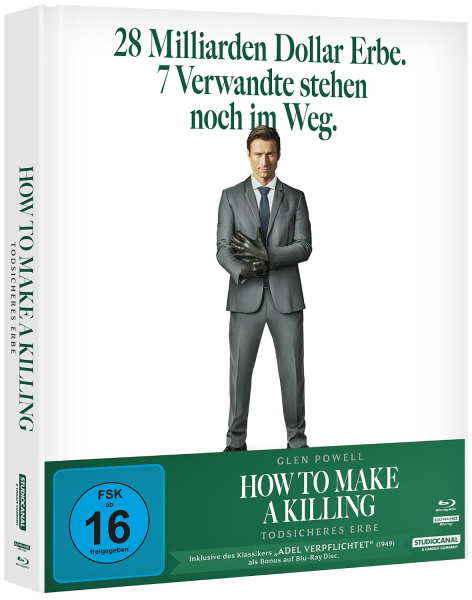 HOW TO MAKE A KILLING + ADEL VERPFLICHTET (4K Ultra HD + 2 Blu-ray Discs) Mediabook