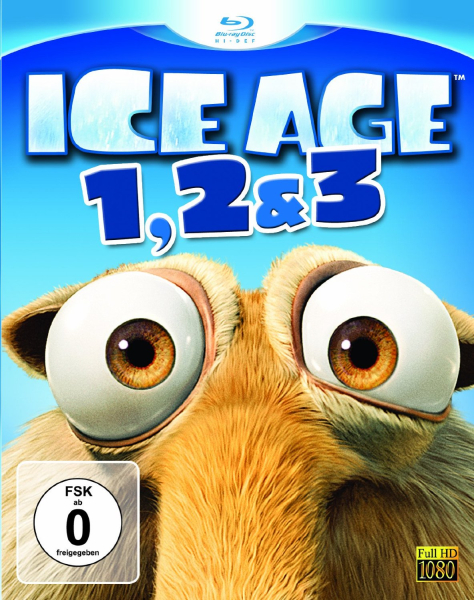 ICE AGE 1,2 & 3 (3 Blu-ray Discs)