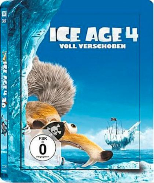 ICE AGE 4, Voll verschoben (Blu-ray 3D + Blu-ray Disc) Steelbook