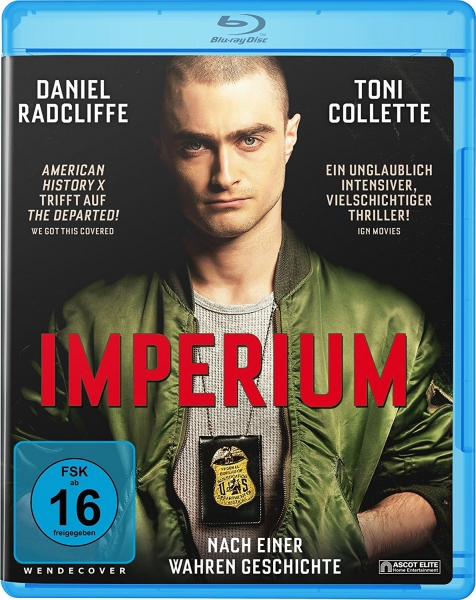 IMPERIUM (Daniel Radcliffe, Toni Collette) Blu-ray Disc