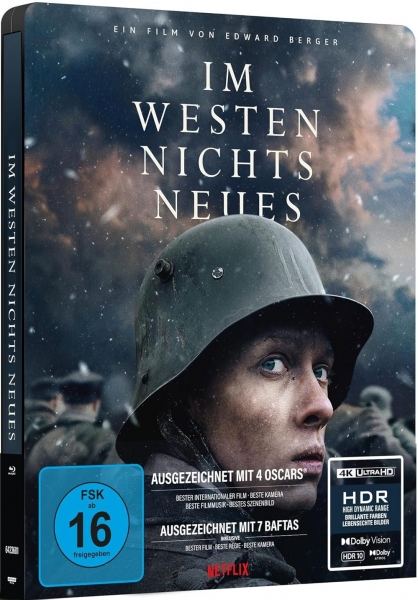 IM WESTEN NICHTS NEUES (Felix Kammerer) 4K Ultra HD + Blu-ray Disc, Steelbook