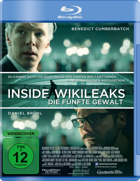 INSIDE WIKILEAKS (Benedict Cumberbatch, Daniel Brühl) Blu-ray Disc