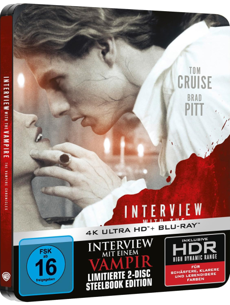 INTERVIEW MIT EINEM VAMPIR (4K Ultra HD + Blu-ray Disc) Steelbook
