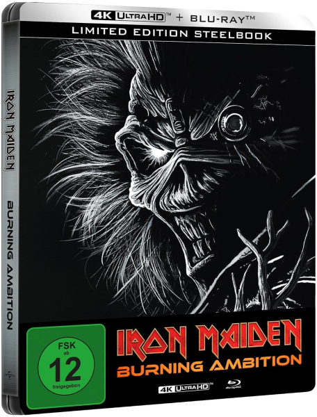 IRON MAIDEN: BURNING AMBITION (4K Ultra HD + Blu-ray Disc) Steelbook
