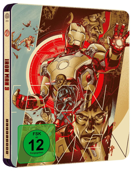 IRON MAN 3 (Robert Downey Jr.) 4K Ultra HD + Blu-ray Disc, Steelbook