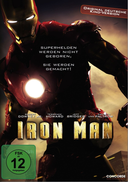 IRON MAN (Robert Downey Jr., Jeff Bridges) DVD