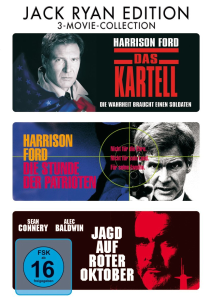 JACK RYAN EDITION, 3-Movie-Collection (3 DVDs)