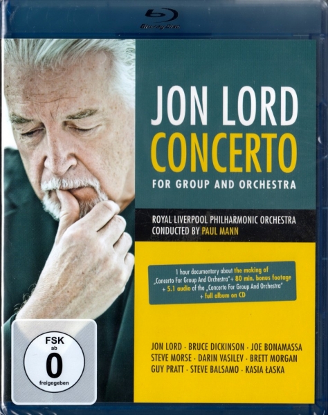 JON LORD: CONCERTO FOR GROUP AND ORCHESTRA (Blu-ray Disc + CD)