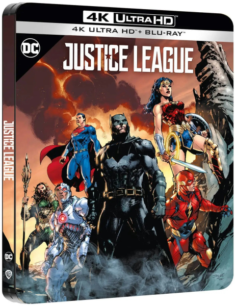 JUSTICE LEAGUE (4K Ultra HD + Blu-ray Disc) Steelbook U.K.