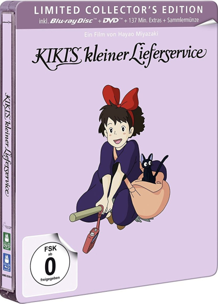 KIKIS KLEINER LIEFERSERVICE (Hayao Miyazaki) Blu-ray Disc + DVD, Steelbook