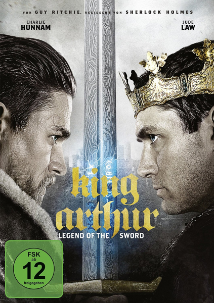 KING ARTHUR, Legend of the Sword (Charlie Hunnam, Jude Law) DVD