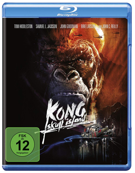 KONG: SKULL ISLAND (Tom Hiddleston, Samuel L. Jackson) Blu-ray Disc