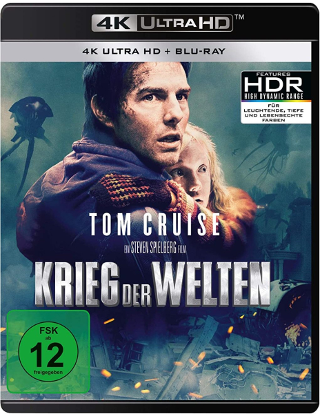 KRIEG DER WELTEN (Tom Cruise) 4K Ultra HD + Blu-ray Disc