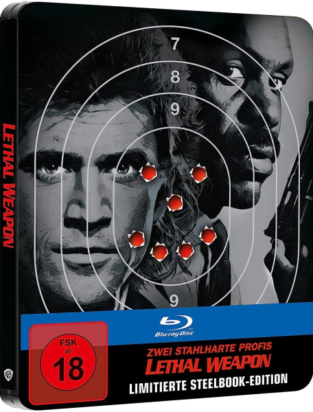 LETHAL WEAPON, Zwei stahlharte Profis (Mel Gibson) Blu-ray Disc, Steelbook
