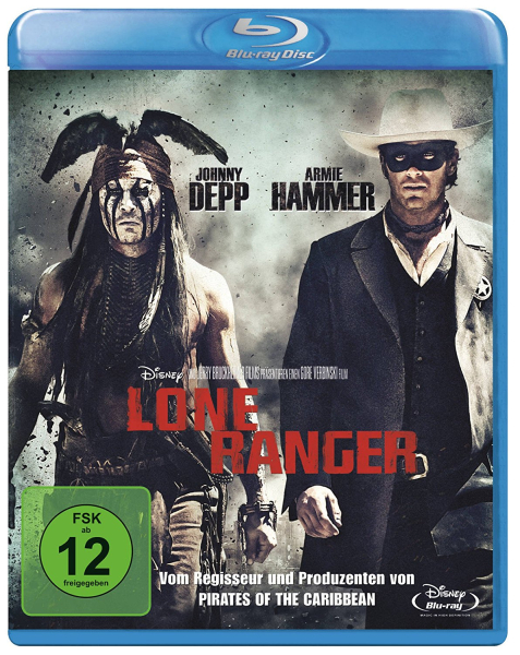 LONE RANGER (Johnny Depp, Armie Hammer) Blu-ray Disc, Verleih