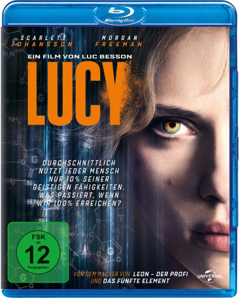 LUCY (Scarlett Johansson, Morgan Freeman) Blu-ray Disc