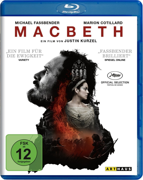 MACBETH (Michael Fassbender, Marion Cotillard) Blu-ray Disc