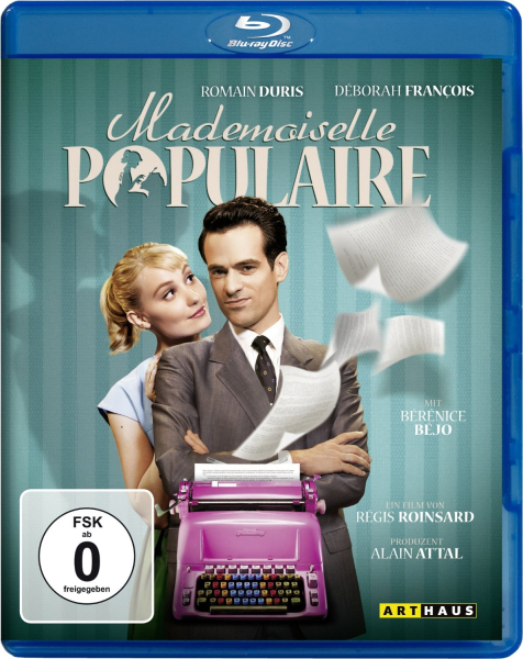 MADEMOISELLE POPULAIRE (Romain Duris, Deborah Francois) Blu-ray Disc