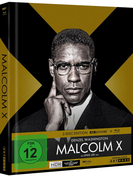 MALCOLM X (Denzel Washington) 4K Ultra HD + Blu-ray Disc, Mediabook
