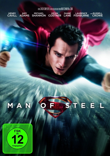 MAN OF STEEL (Henry Cavill, Amy Adams) DVD