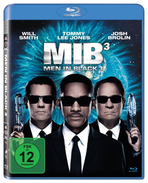 MEN IN BLACK 3 (Tommy Lee Jones, Will Smith, Josh Brolin) Blu-ray Disc