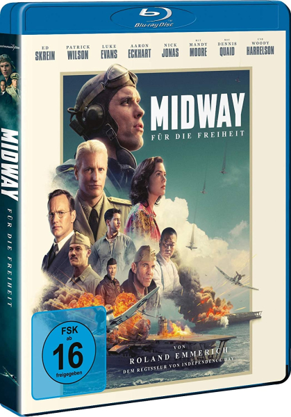 MIDWAY (Ed Skrein, Luke Evans) Blu-ray Disc
